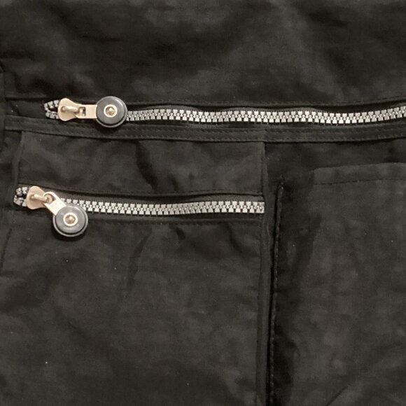 MHCNLL Anti-theft RFID Water-Resistant Nylon Crossbody Travel Bag Black 153F - Picture 7 of 9